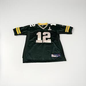 Aaron Rodgers Green Bay Packers Jersey Mens 48 Green Football NFL Reebok Sewn(18